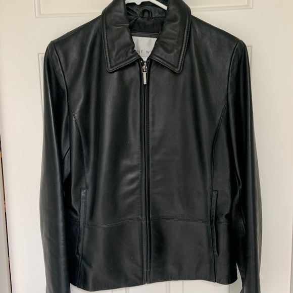 Nine West Leather jacket - Picture 1 of 9